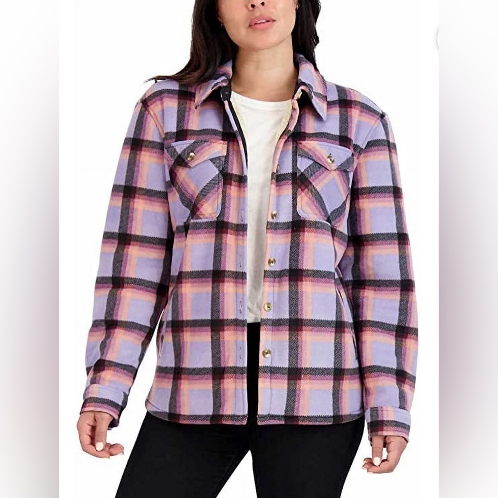 SAGE Collective Sherpa Lined Shirt Jacket